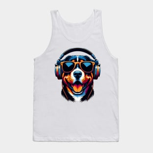 Hamiltonstovare Smiling DJ with Euphoric Melodies Tank Top